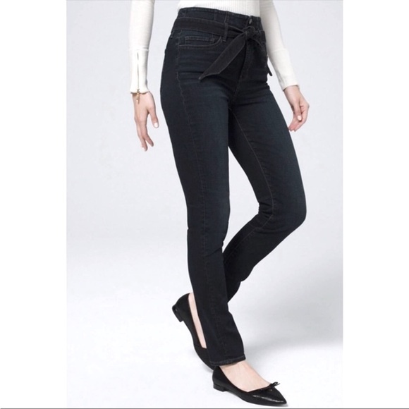 WHBM SLIM ANKLE HIGH-RISE JEANS - Picture 2 of 9